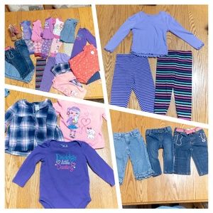 16 piece 12-18month girls lot some NWT